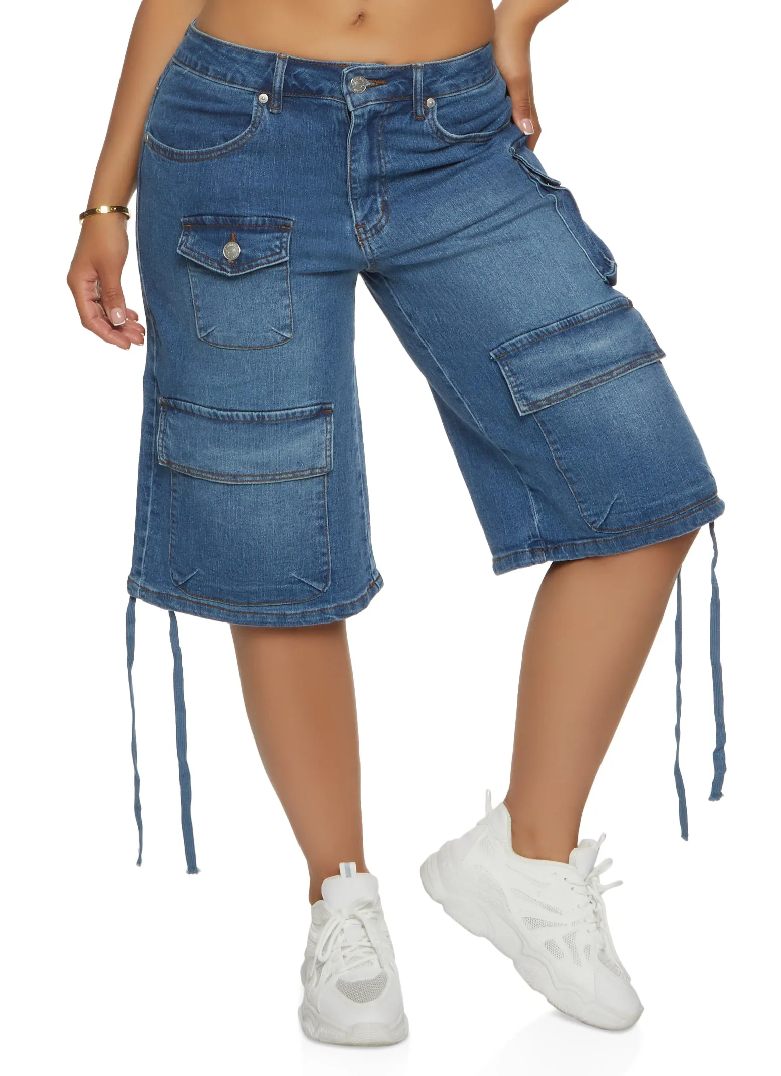 Almost Famous Cargo Bermuda Shorts