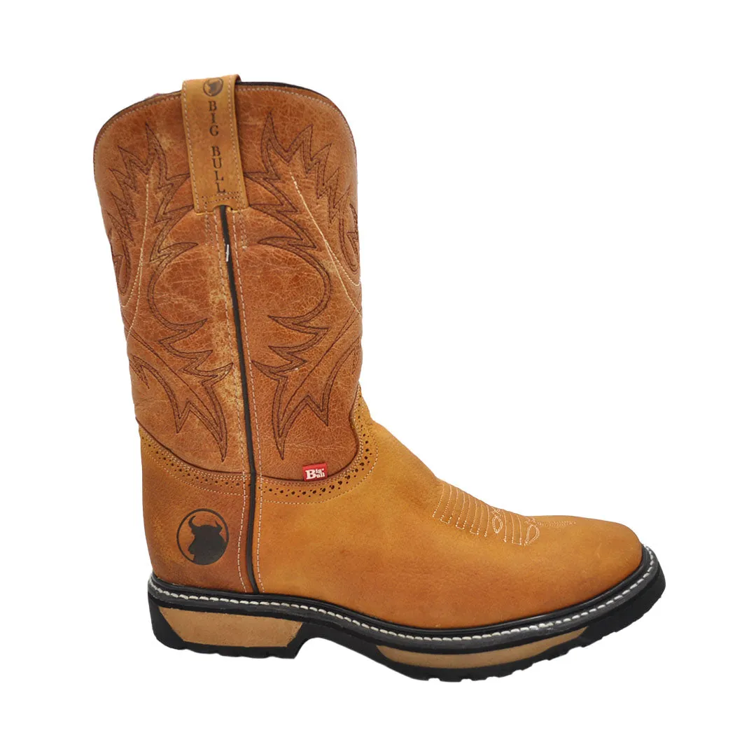 Big Bull Tornado Steel Toe Work Boot Honey