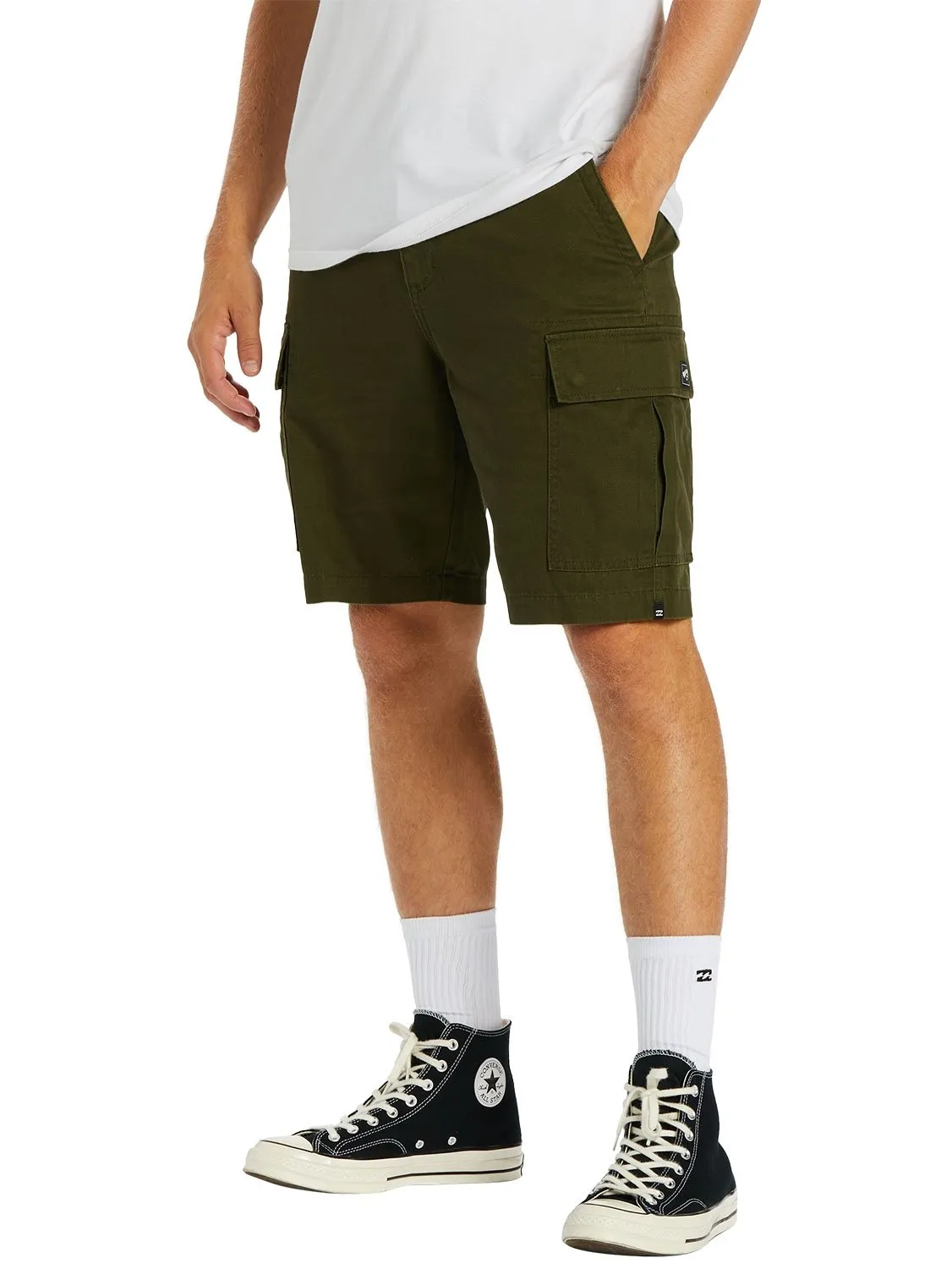 Billabong Men's Combat Cargo Walkshorts Green