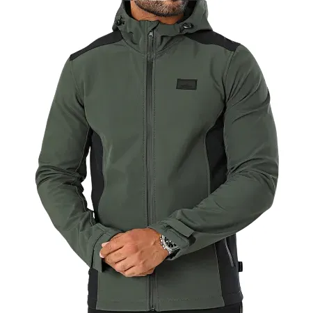 Blend Men's outdoor jacket with hood 20716154 196110 forest