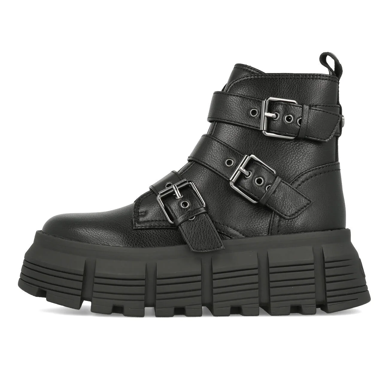 Buffalo AVA Ankleboot Damen Vegan Nappa Black