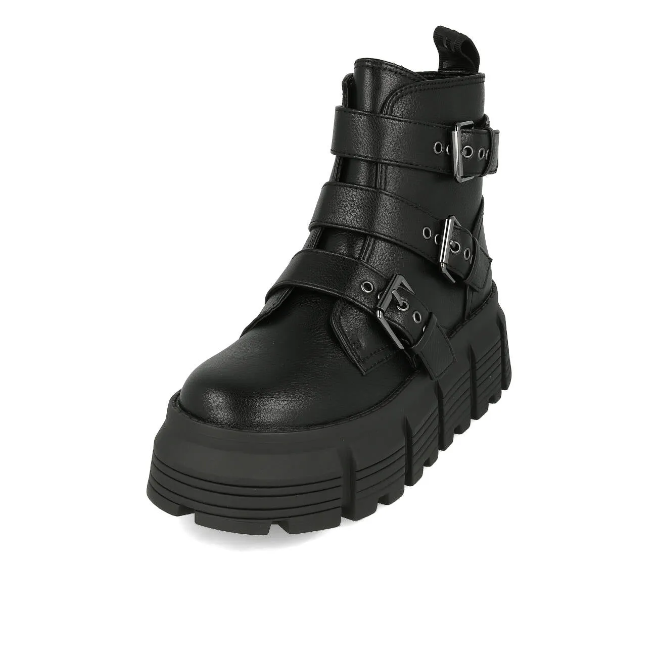 Buffalo AVA Ankleboot Damen Vegan Nappa Black