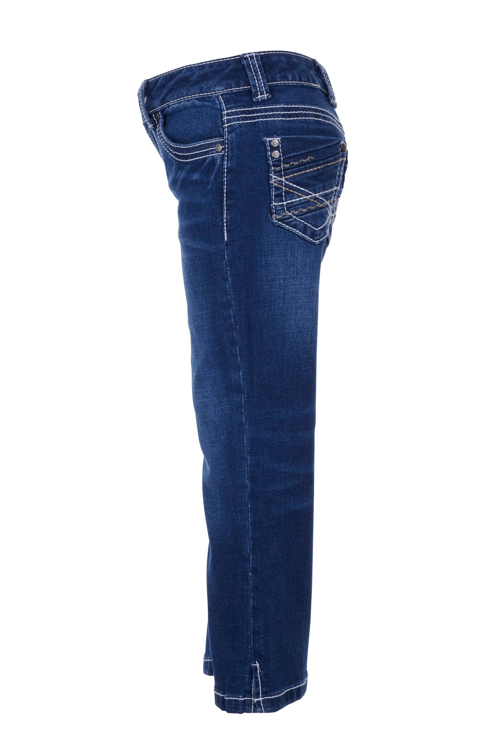 Bullzye Girls May Boot Cut Jean - Blue Wash - B3W5201271