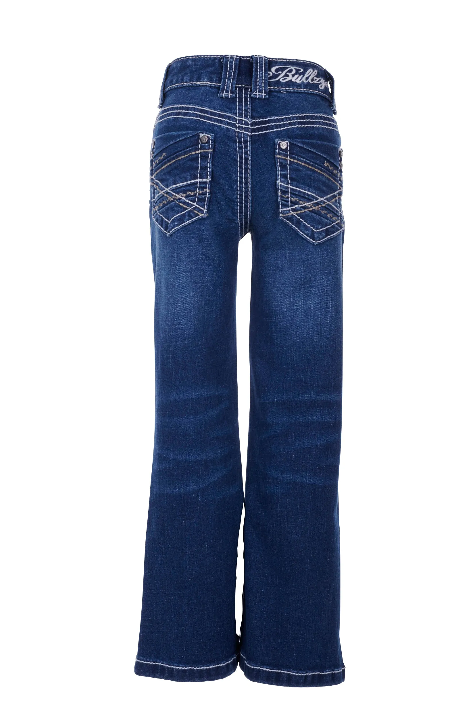 Bullzye Girls May Boot Cut Jean - Blue Wash - B3W5201271