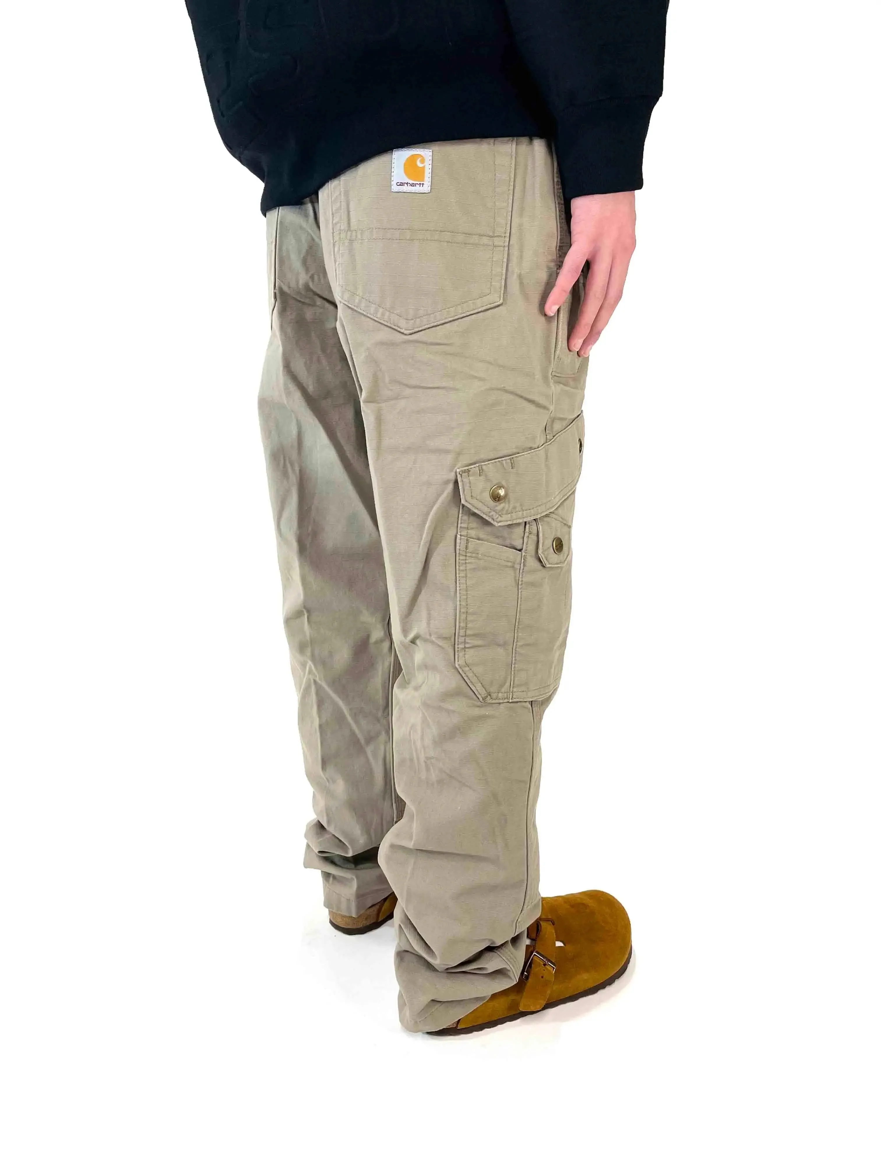 Carhartt Rugged Flex Relaxed Fit Ripstop Cargo Work Pant Greige