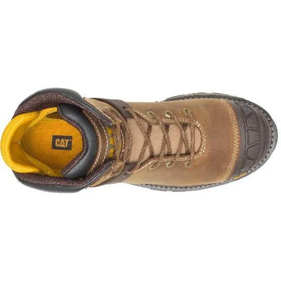 CAT Men's Excavator Superlite WP Soft Toe Work Boot - Beige - P51052