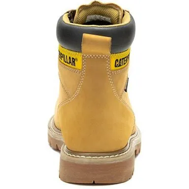 Cat Men's Second Shift Steel Toe WP Slip Resist Work Boot -Honey- P91659