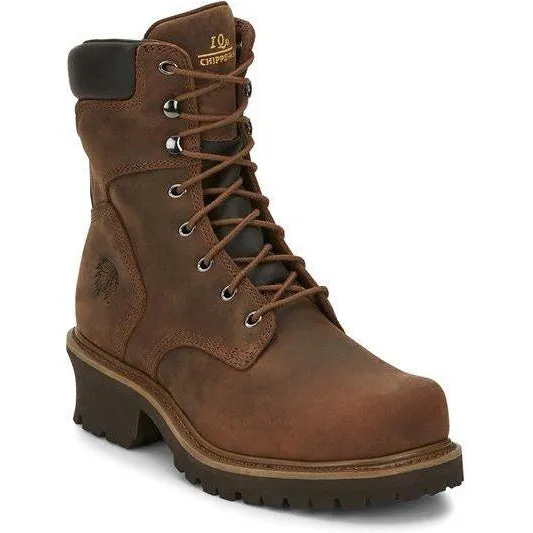 Chippewa Men's Hador 8" Steel Toe WP Logger Work Boot - 55026