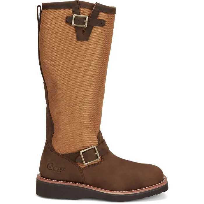 Chippewa Women's Cottonwood 15 Snake Work Boot -Brown- SN6914