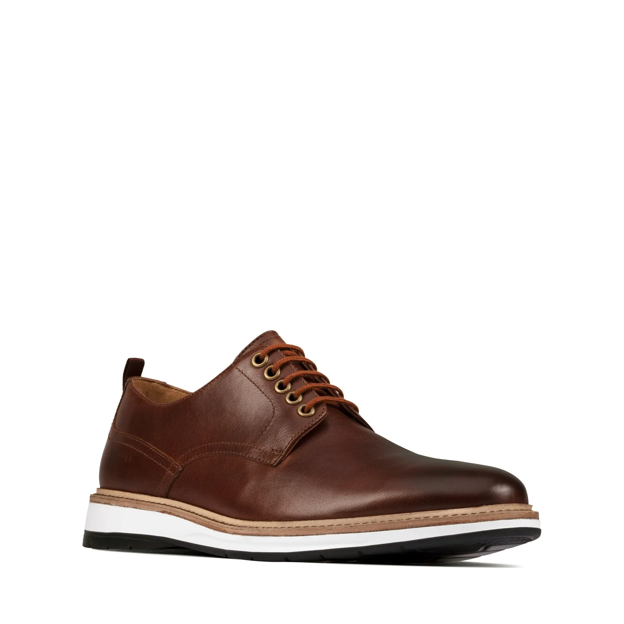 Clarks Chantry Walk Dark Tan Leather