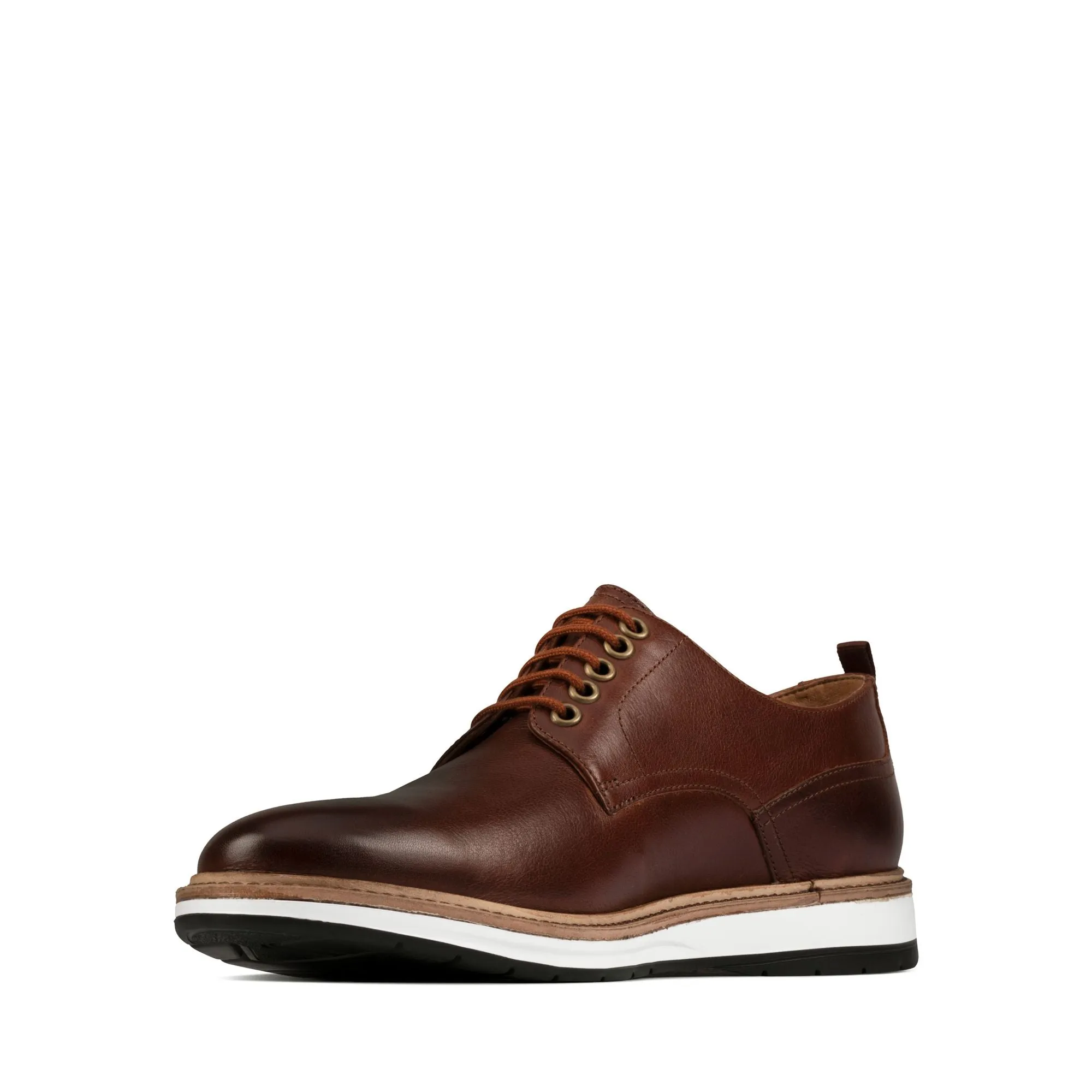 Clarks Chantry Walk Dark Tan Leather