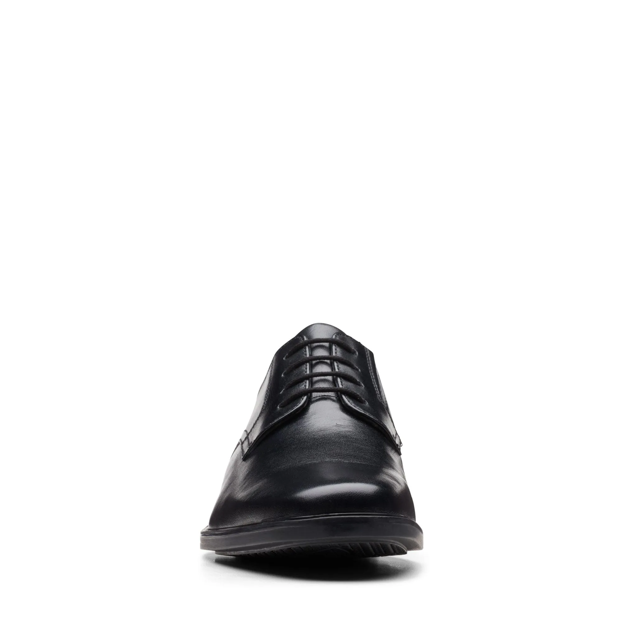 Clarks Howard Walk Black Leather - Wide Width