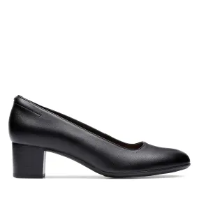 Clarks Linnae Pump Black Leather