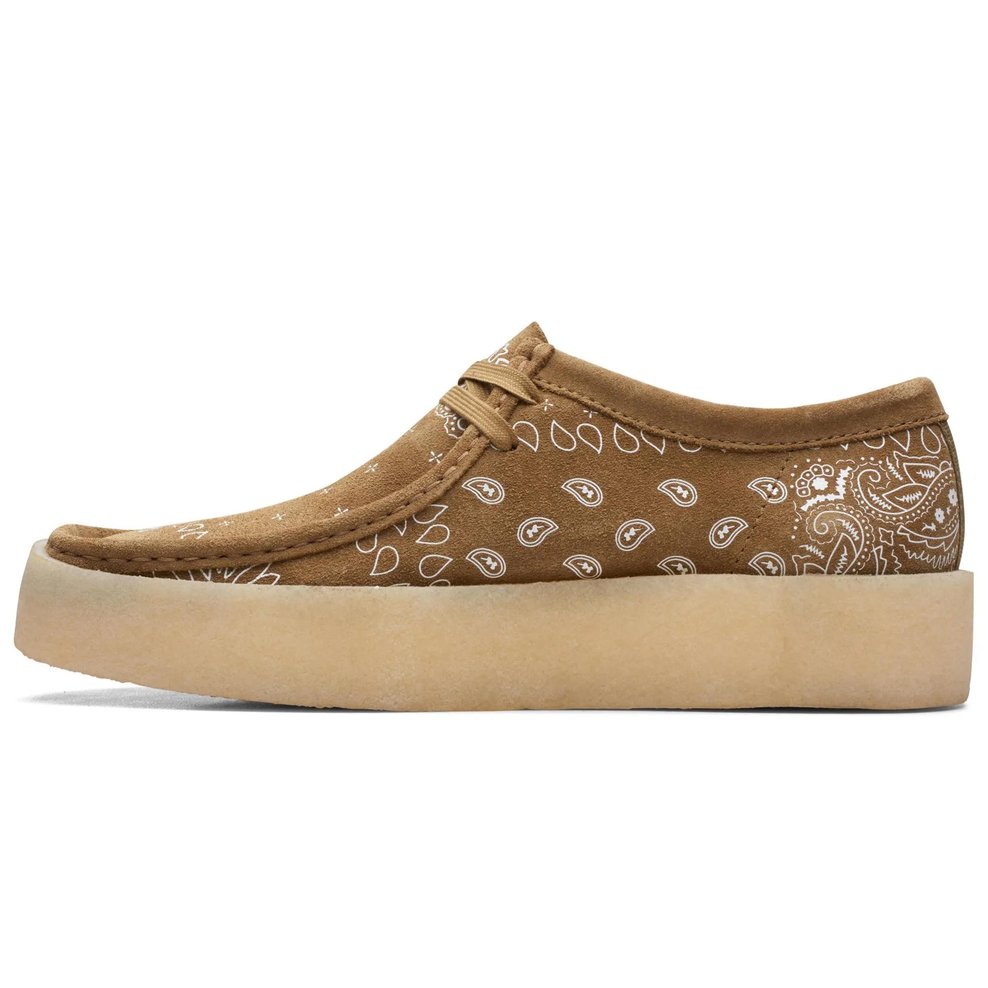 Clarks Originals Wallabee Cup - Dark Olive Paisley Print