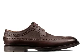 Clarks Ronnie Limit Dark Brown Comb