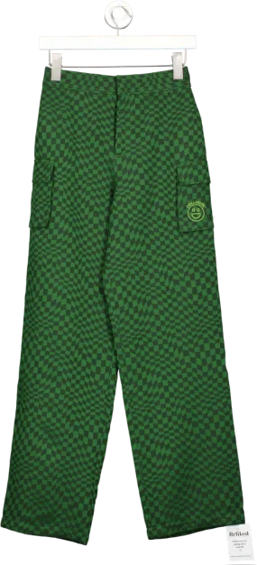 Collusion Green Cargo Style Trousers W26