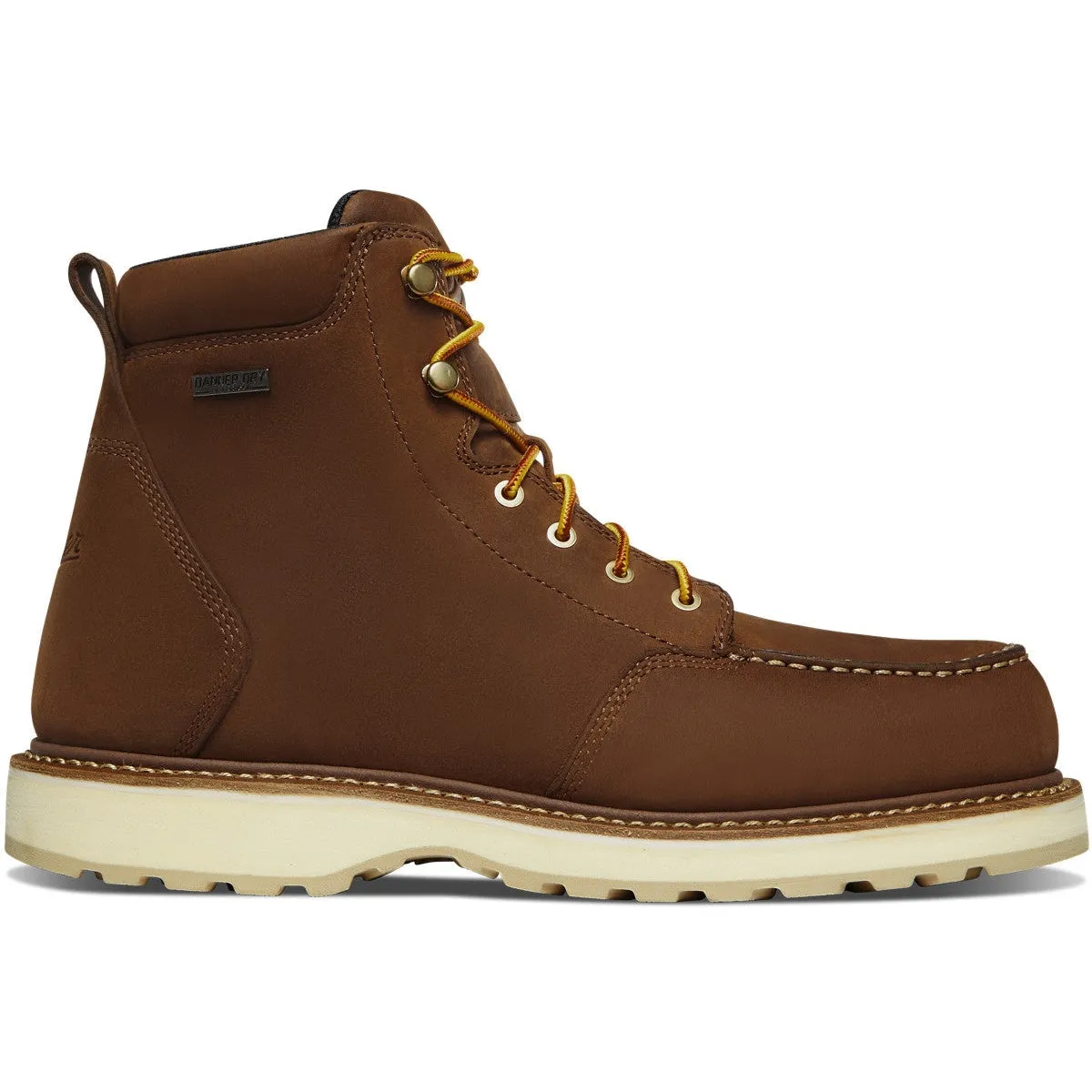 Danner Men's Cedar River 6" WP Alumi Moc Toe Work Boot - Brown - 14301