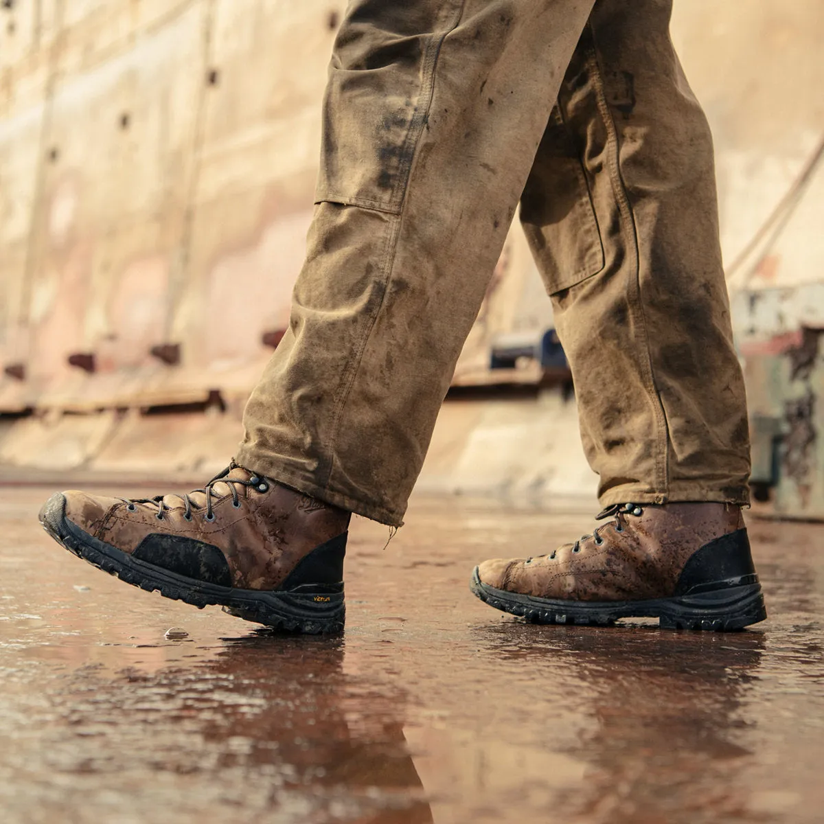 Danner Men's Stronghold 6 Comp Toe WP Work Boot -Brown- 16723