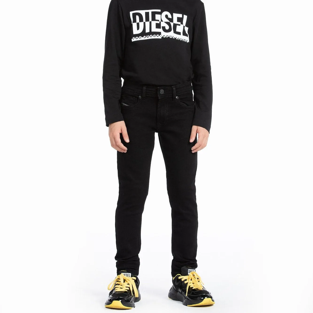 Diesel Boys Sleenker-J Black Denim_ J00807-K02