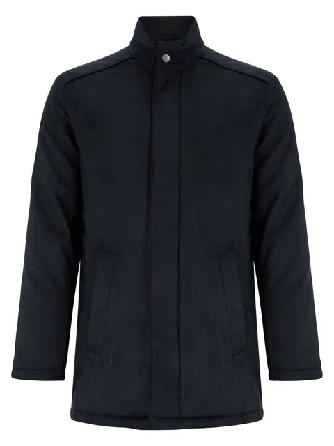 DOUGLAS DARCY Quilted Winter Coat/Navy - AW21 SALE