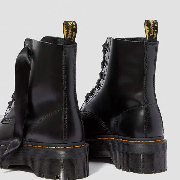    Dr. Martens Molly 6 Eye Boot Black Buttero