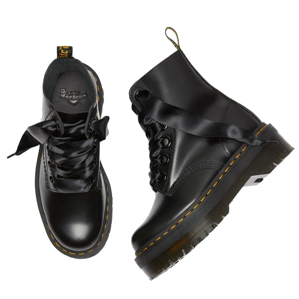    Dr. Martens Molly 6 Eye Boot Black Buttero