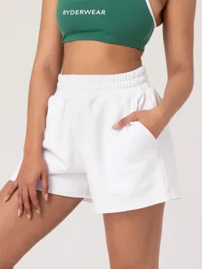 Elevate Track Short - White