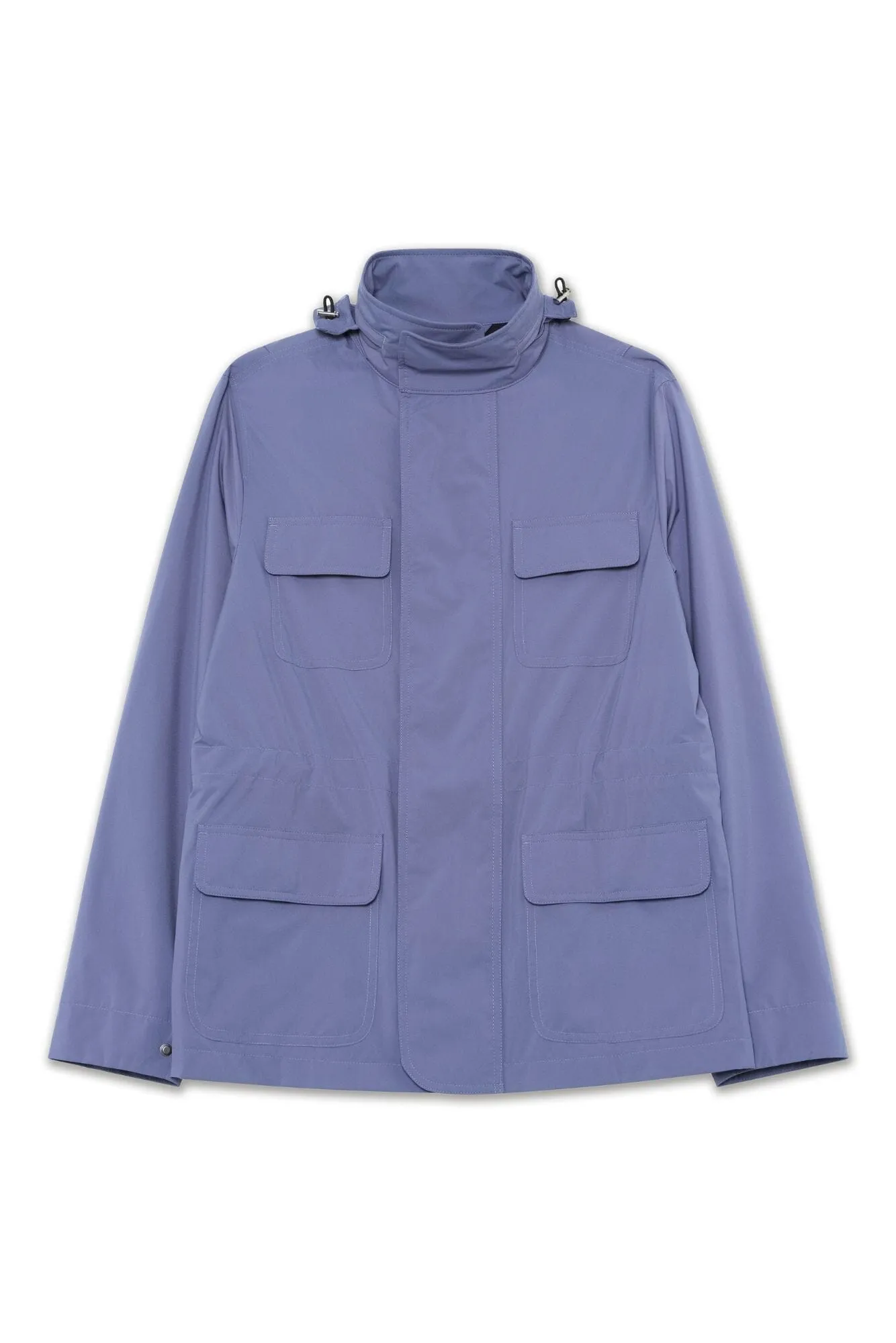 Hooded Field Jacket - Sky Blue Tech