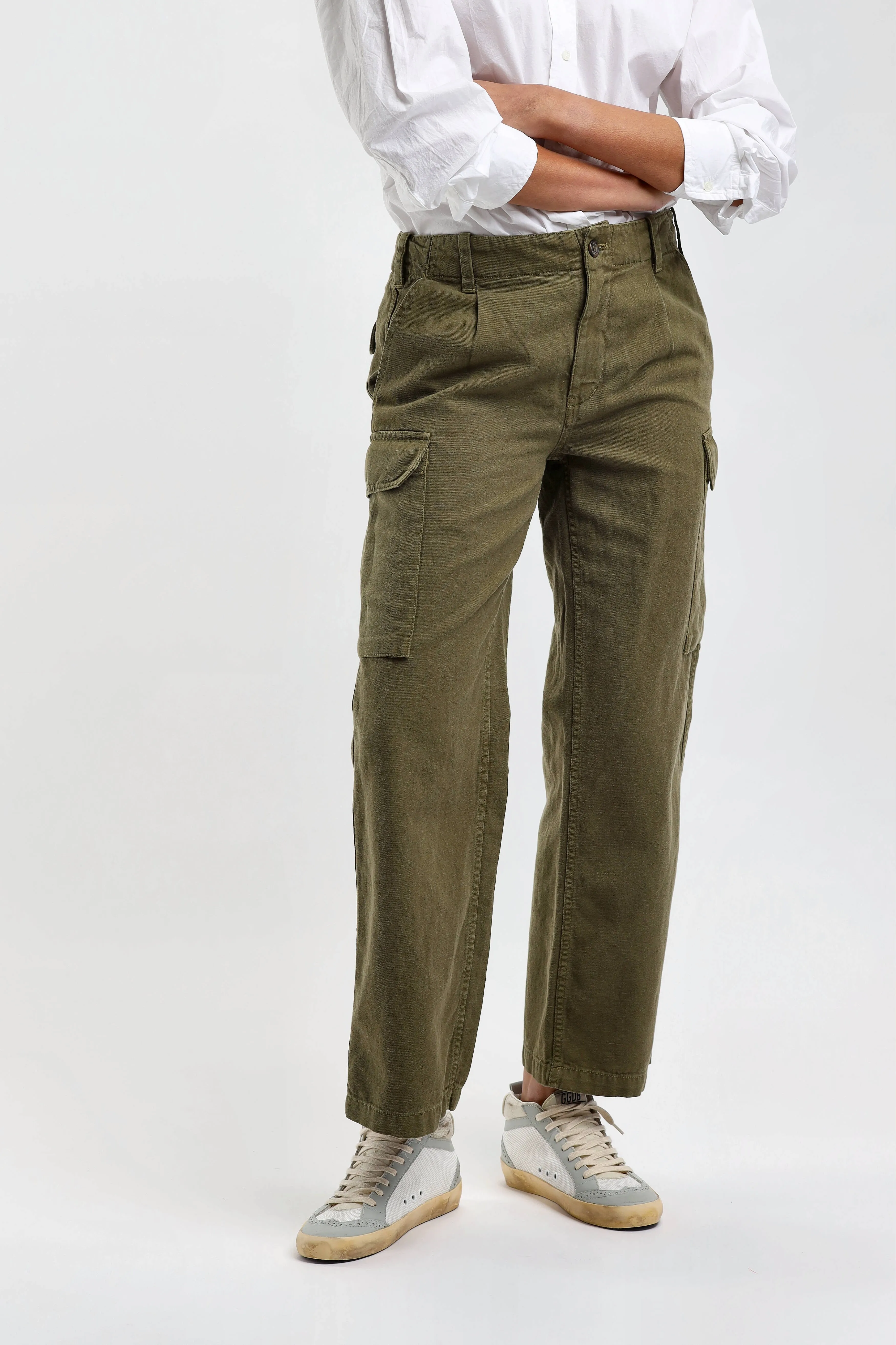 Hose Yannic Cargo in Olive Green