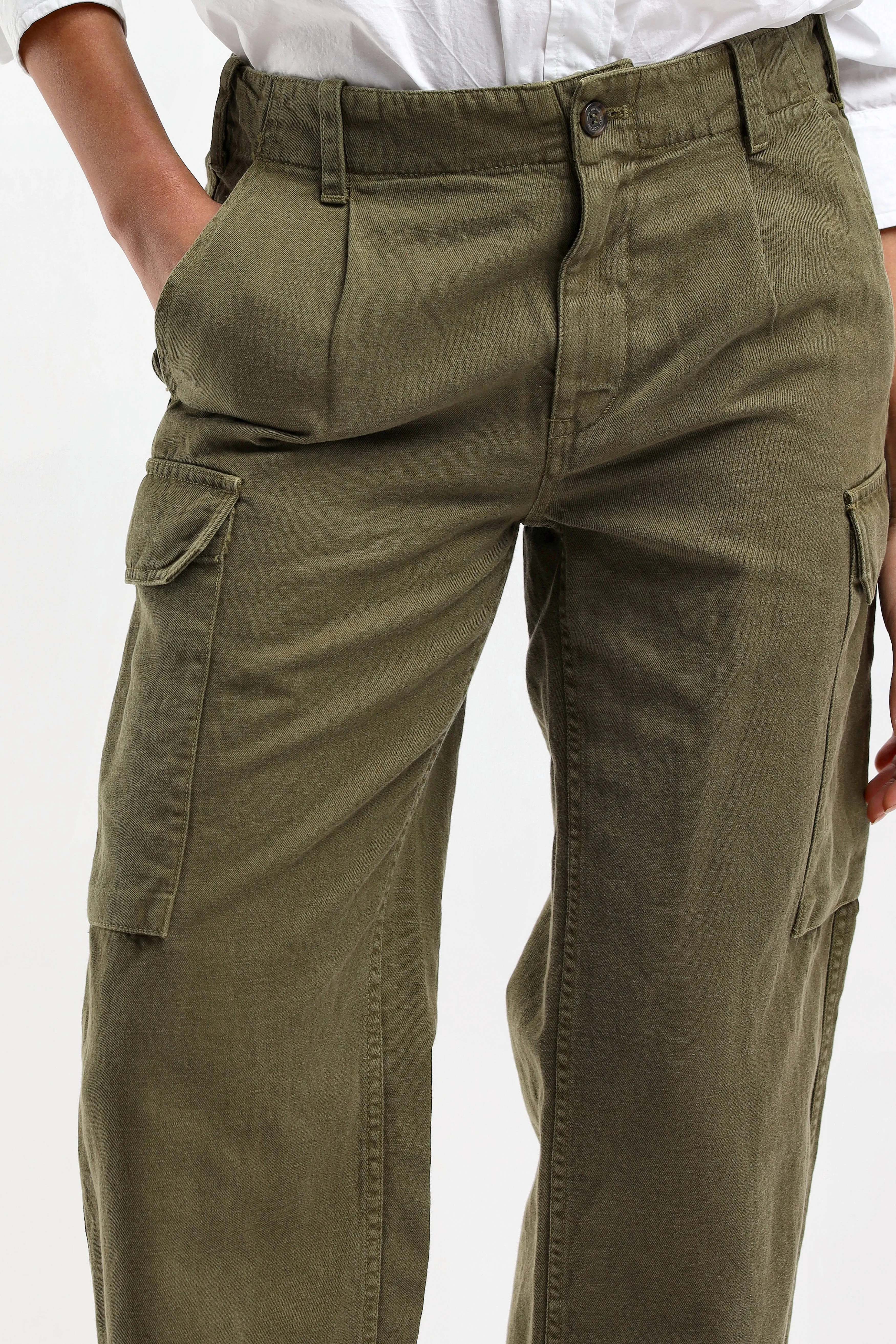 Hose Yannic Cargo in Olive Green