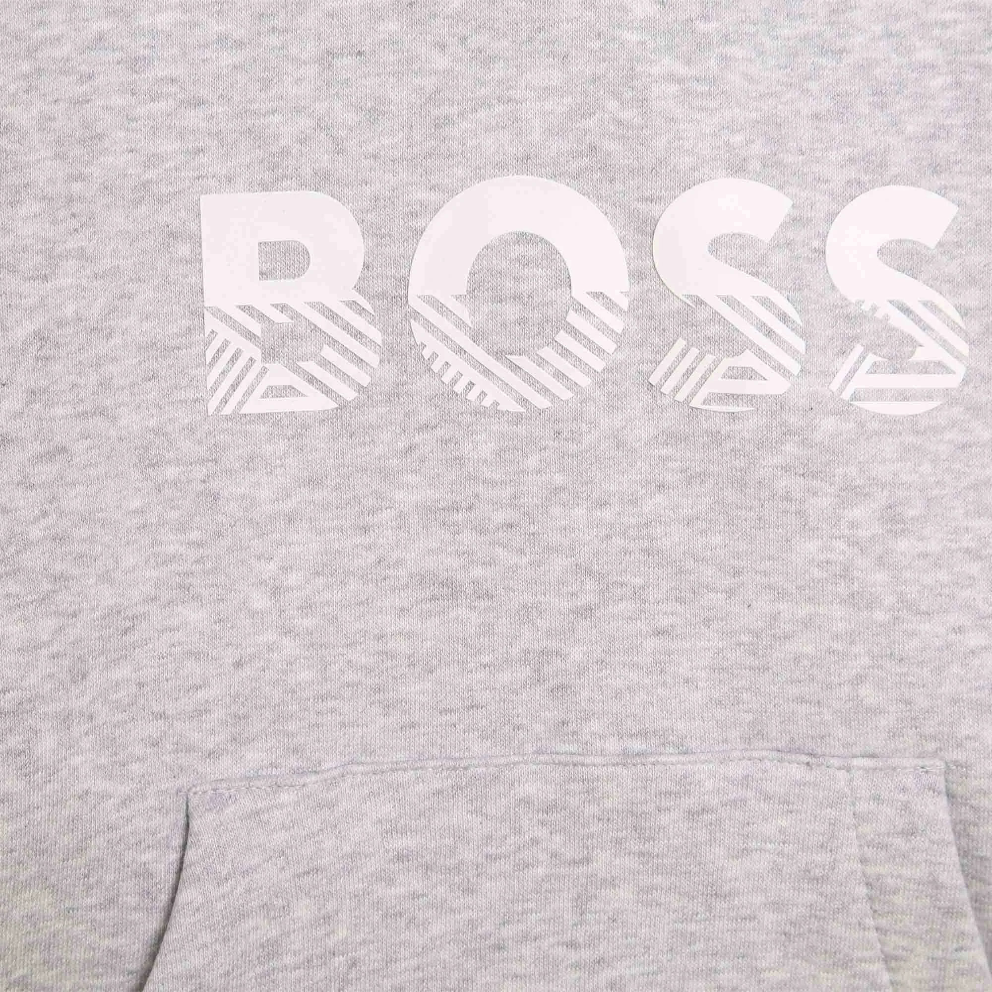 Hugo Boss Boys Hoodie w/Front Pocket _Grey J25M52-A32