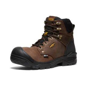 KEEN Utility Men's Independence 6" WP Soft Toe Work Boot -Brown - 1026489