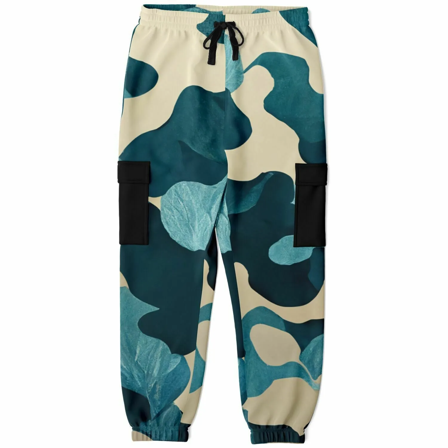 Kitsune Blue Leave Camo Sweatpants