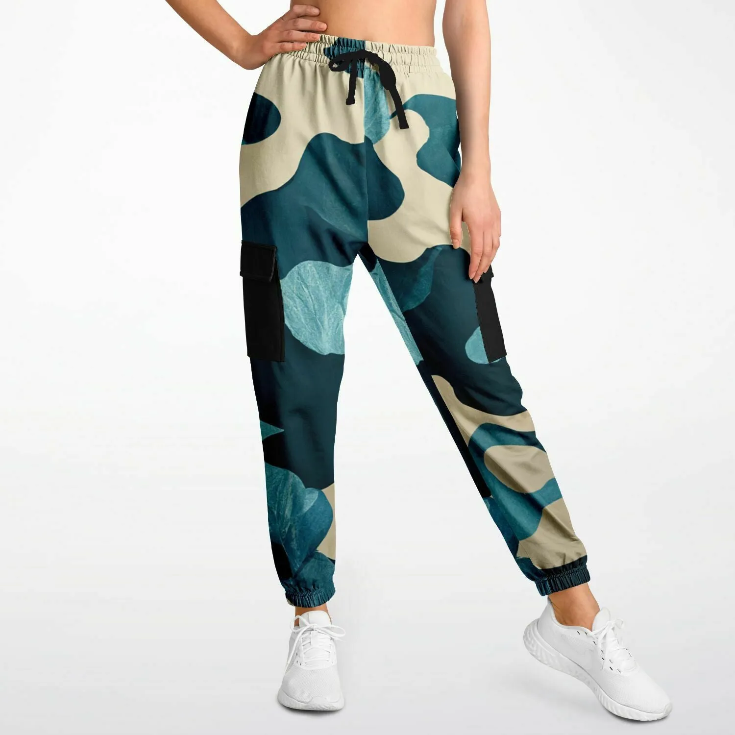 Kitsune Blue Leave Camo Sweatpants