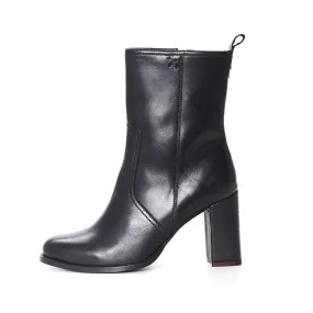 LADIES GS JESSIE BLACK HEELED ZIP BOOT