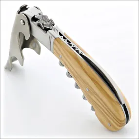 Laguiole Magnum Corkscrew Deco Woodcock - Olive Wood