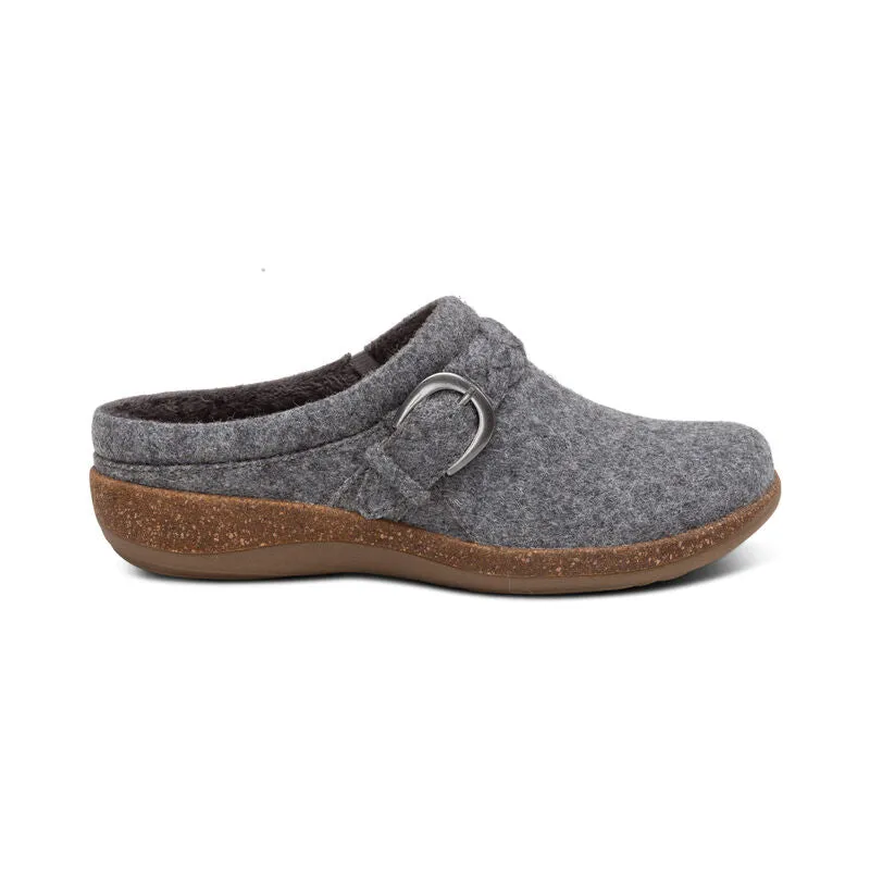 Libby Women's Lined Clog - Grey Wool