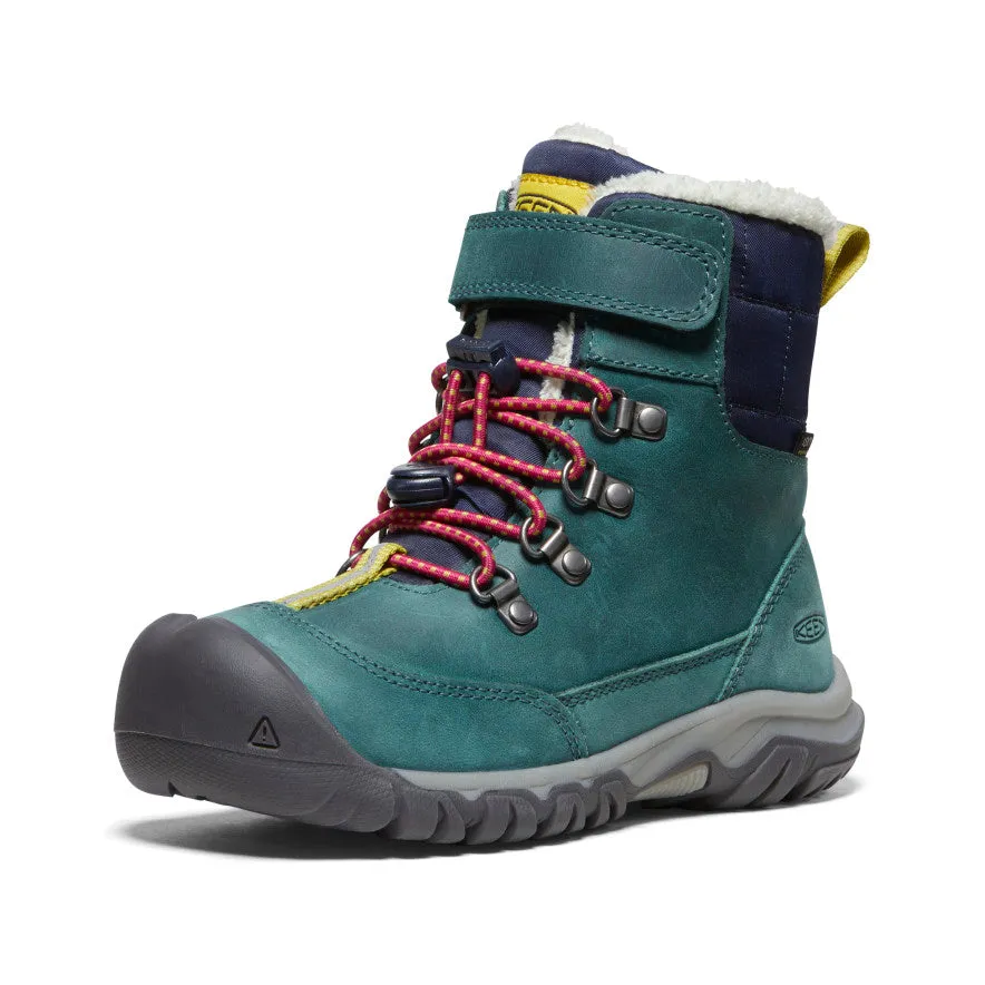 Little Kids' Kanibou Waterproof Winter Boot  |  Deep Lagoon/Jazzy