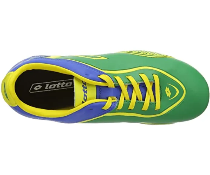 Lotto Zhero Gravity R0301 green-yellow-blue boys' football boot