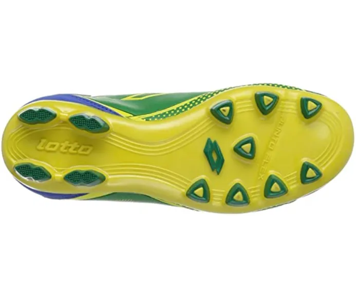 Lotto Zhero Gravity R0301 green-yellow-blue boys' football boot