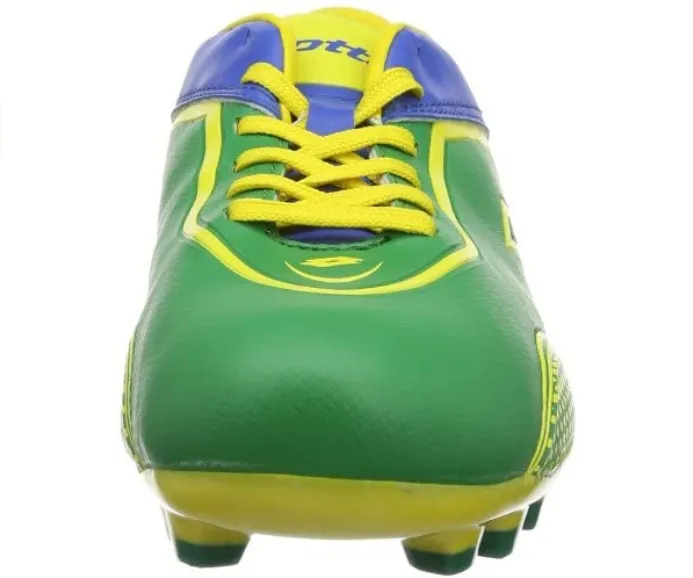 Lotto Zhero Gravity R0301 green-yellow-blue boys' football boot