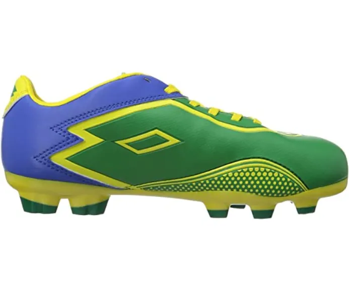 Lotto Zhero Gravity R0301 green-yellow-blue boys' football boot