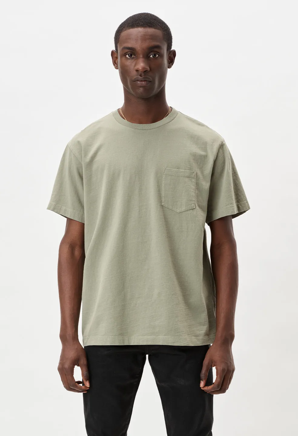 Lucky Pocket Tee / Sage