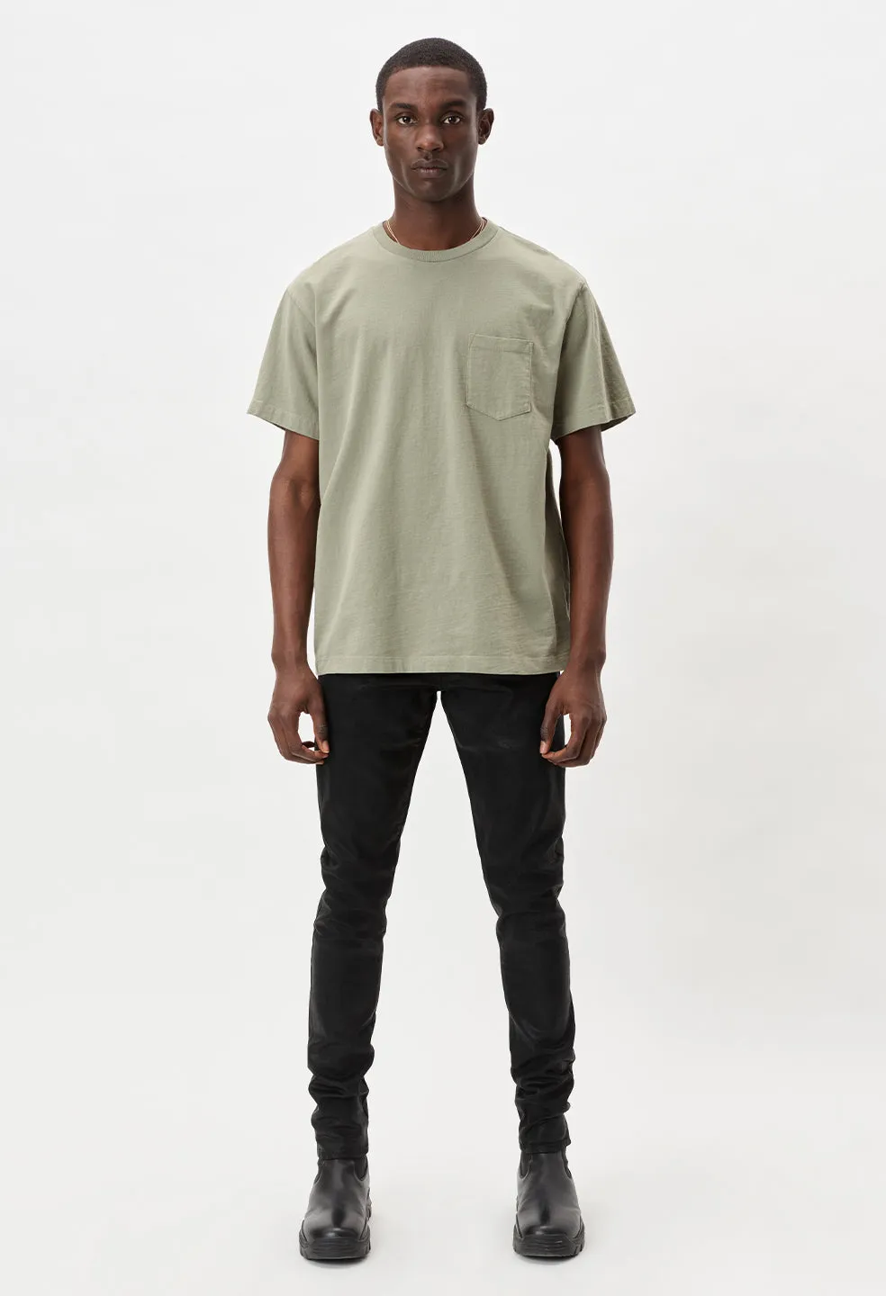 Lucky Pocket Tee / Sage