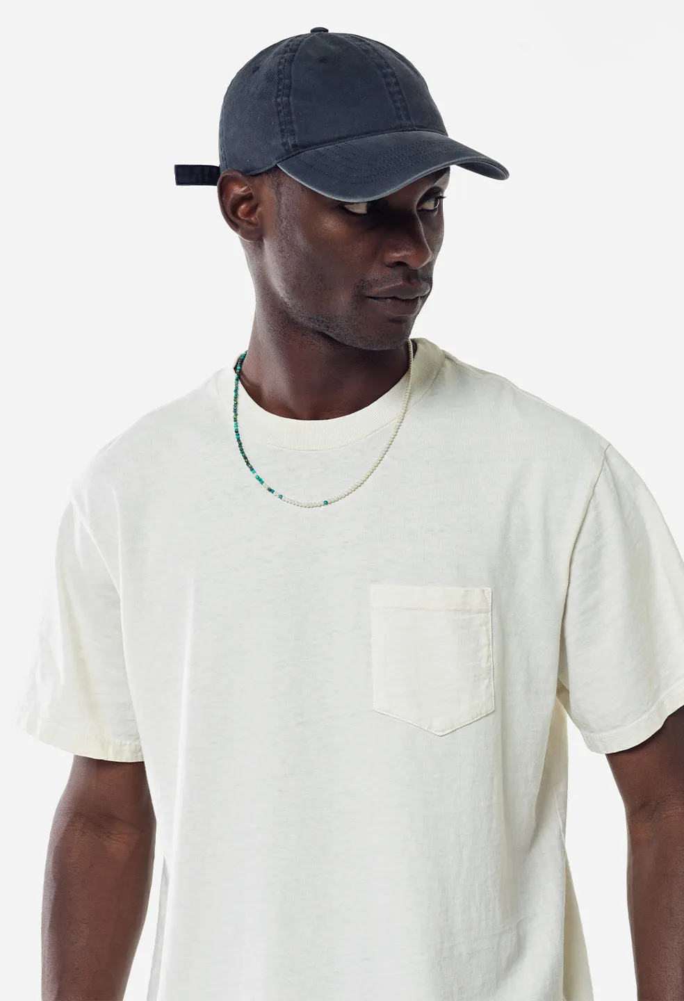 Lucky Pocket Tee / Salt