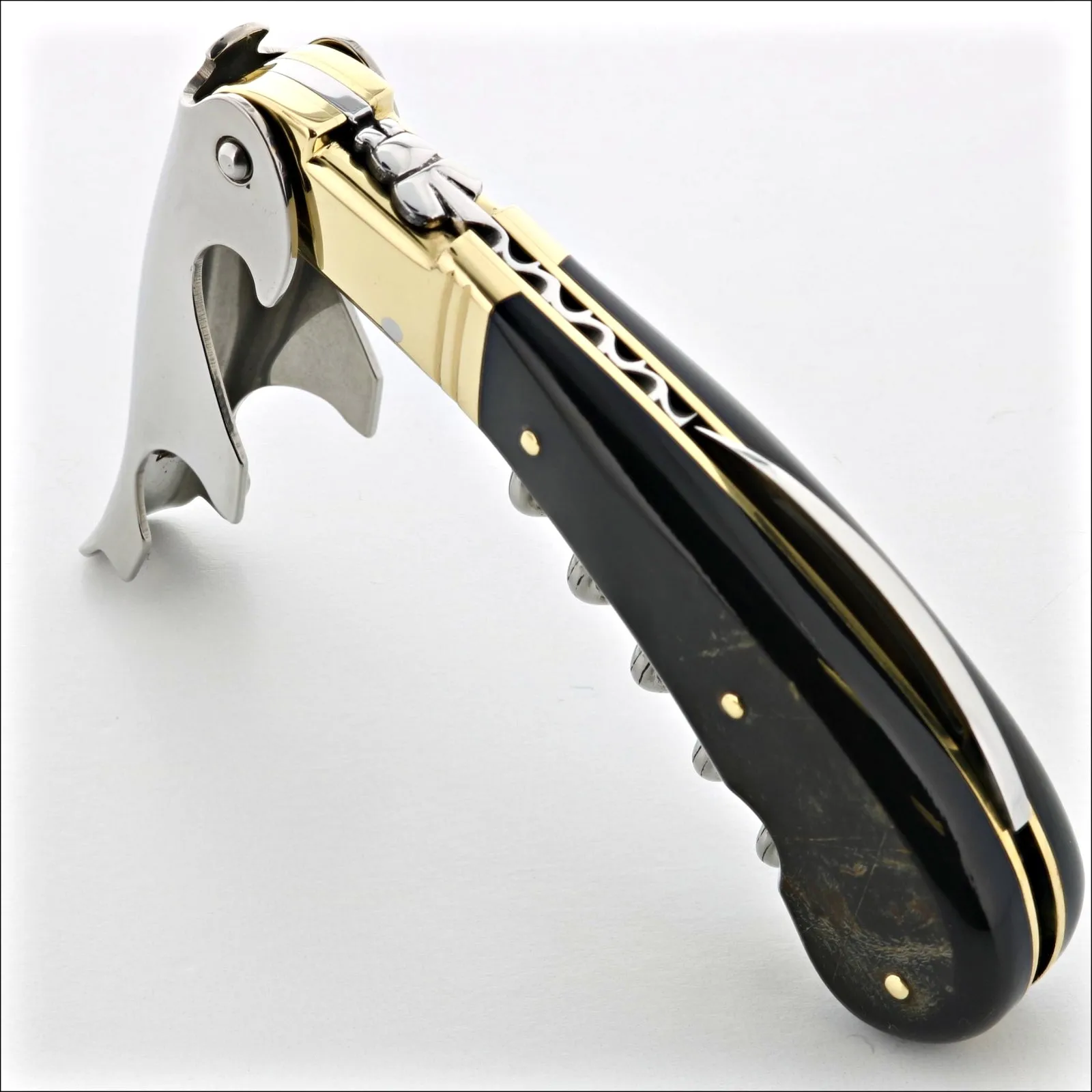 Magnum Cold Forged Brass Corkscrew - Buffalo Bark