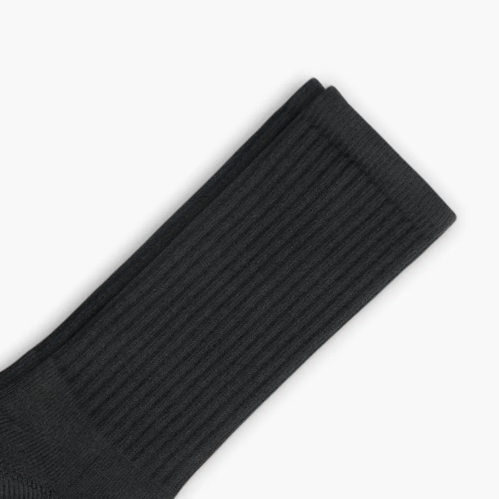 Men's Cotton Crew Sock | Charcoal