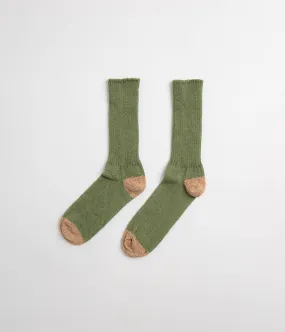 Mollusk Marled Utility Socks - Moss Green