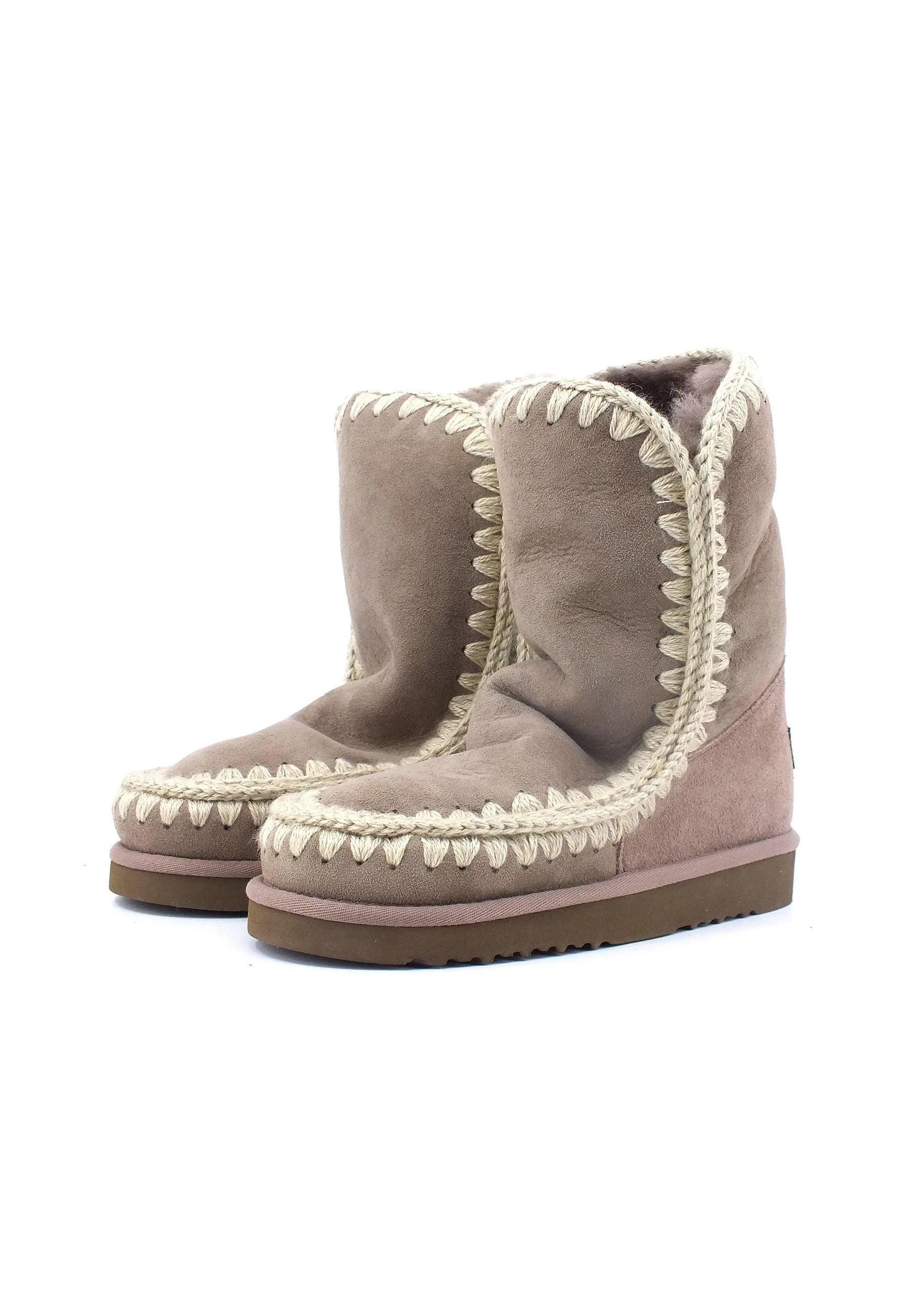 MOU Eskimo Boot Stivaletto Pelo Donna Elgry Grey MU.FW101000A