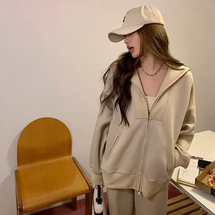 Neutral Tone Track Suit